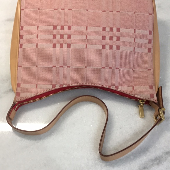 Burberry Vintage Authentic Red Denim Satchel Bag - Picture 16 of 16